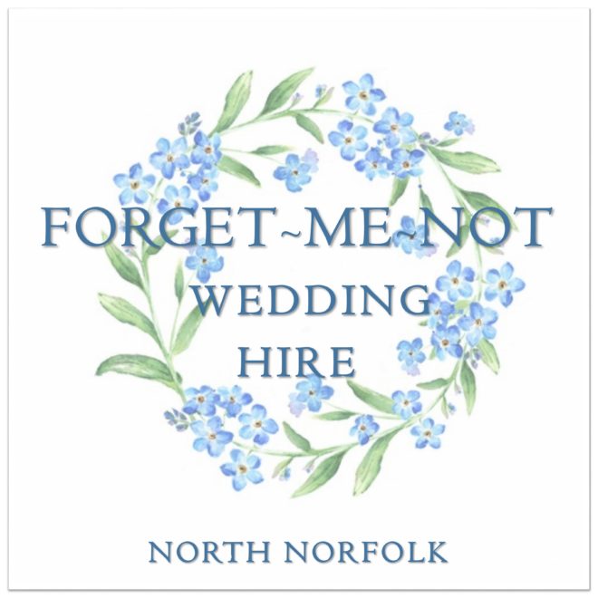 Burnham Market - Forget-me-Not Wedding Hire Logo