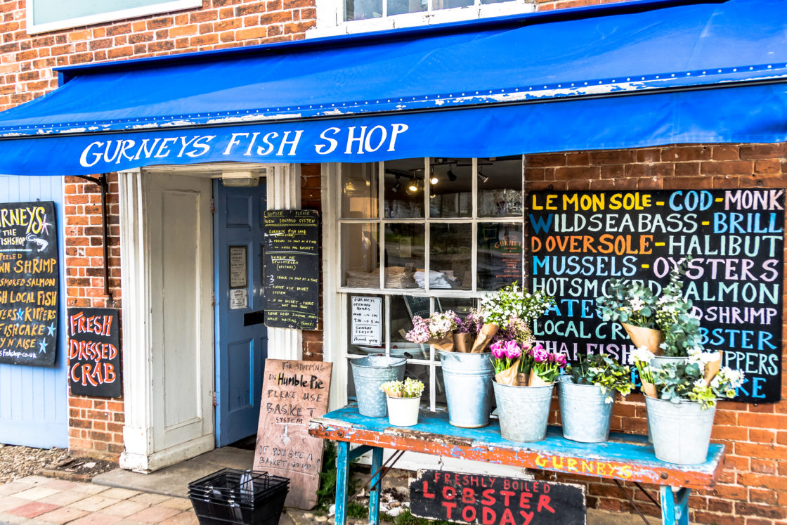 Gurneys Shop Front Burnham Market