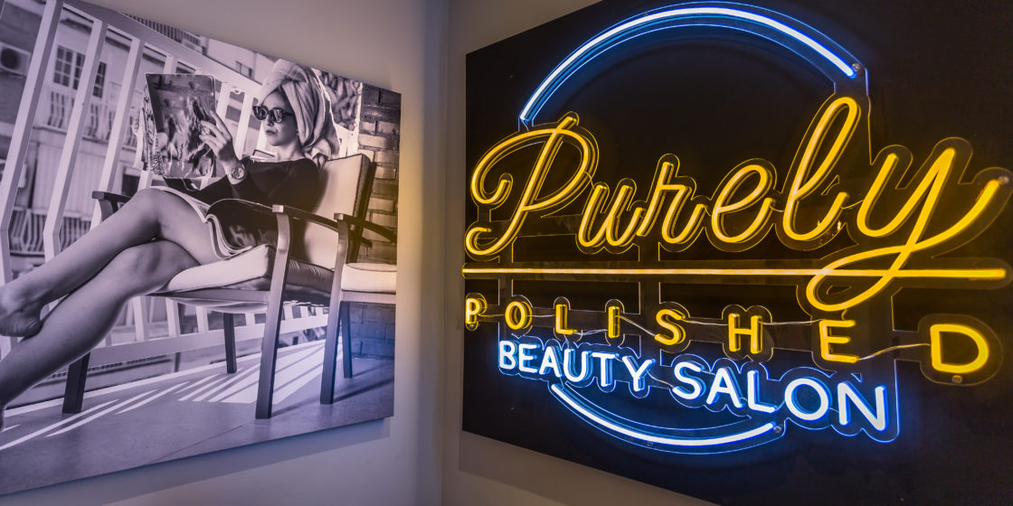 Burnham Market - Purely Polished Front Sign